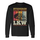 With Truck Driver Studier Kann Jeder Lruck Fahren Nur Die Besten Langarmshirts