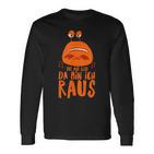 Tut Mir Leid Da Bin Ich Raus Krabbe Sagt Nein Langarmshirts