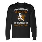 Unterschatz Niemals Eine Frau Muddy Runner Muddy Mudder S Langarmshirts