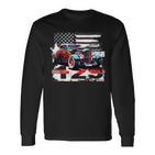 Us Muscle Car Hot Rod Langarmshirts