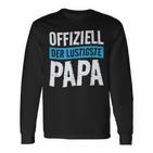 Vater -Atertagsgeschenk Daddyatertag Papiati Papa Langarmshirts