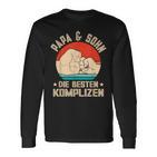 Vater Papa Sohn Langarmshirts