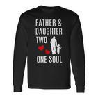 Vater Und Tochter Hand In Hand Herz Seele Papa Kind Geschenk Langarmshirts