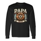 Vater Zumatertag Papa Bear Papa Langarmshirts