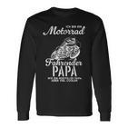 Vateratertag Geschenk Biker Papa Motorrad Spruch Kapuzenjacke Langarmshirts