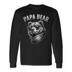 Vatertag Papa Bär Outfit Langarmshirts