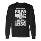 Vatertagater Papa Zwillings Papa Kapuzenjacke Langarmshirts