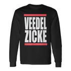 Veedel Zicke Jecke Carnival Cologne Fastelovend Kölle Alaaf Langarmshirts