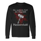 Viking Hammer Impatience God Langarmshirts