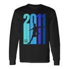 Vintage 2011 Football Langarmshirts