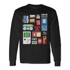 Vintage 90S Technology Old Gadgets Langarmshirts