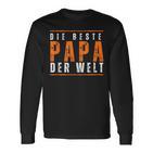 Weltbeste Papa 2024Atertagintage Geschenkideen Langarmshirts