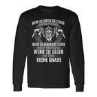 Wenn Sie Hinter Dir Stehen Wikinger Nordmann Warriors Langarmshirts