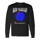 Werde Ich Heute Ein Bier Trink Langarmshirts