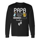 Werdende Papa Geschenk Für Werdendeater Papa 2023 Loading Kapuzenjacke Langarmshirts