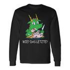 Wie Das Letzte Dragon Eats Unicorn Dragon Lord Langarmshirts