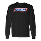 Wiener Schnitzel Fan With Slogan Langarmshirts