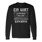 Wirt Betriebswirt Gasthot Gastronome Langarmshirts