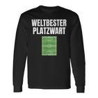 Worlds Best Platzwart Greenkeeper Football Pitch Langarmshirts