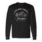 Zwei Räder Immer Scrambler Motorcycle Langarmshirts