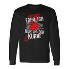 Zweirad Fahr Ich Nur In Der Kurve Quad Atv Motif Langarmshirts