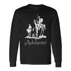 ¡Adelante Don Quijote Sancho Panza S Langarmshirts