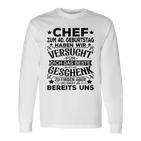 40Th Birthday Chef Für Dich Das Beste 40 Jahre Gray Langarmshirts