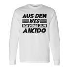 Aikido Hobby Lustiger Aikido Spruch Langarmshirts