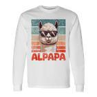 Alpapaatertag Bester Papa Alpaka Raglan Langarmshirts