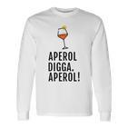 Aperol Digga Aperol Spritz Gray Langarmshirts