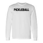 Ballsport Rentner Rente Pickleball Langarmshirts