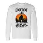 Bigfoot Dad Retro Papa Squatchintage Sasquatchatertag Langarmshirts