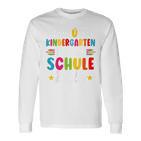 Children's Tschüss Kindergarten Hello School 2024 Langarmshirts