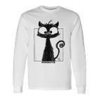 Cute Kitten Miezekatze Ein Miau Für Katzenliebe Gray S Langarmshirts