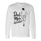 Dad-Modus Aktiviert Lustiges Papa Memeatertag Besterater Langarmshirts