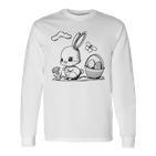 Easter Bunny Ausmalen Und Selbst Bemalen Langarmshirts