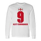 England Sauf Klitt Commander Son Name S Langarmshirts