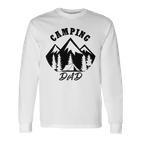 Familie Wildlife Camping Papa Natur Lustiger Spruch Langarmshirts