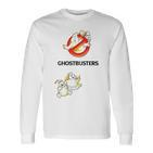 Ghostbusters Frozen Empire No Ghost Stay Puft Gray Langarmshirts
