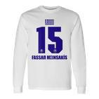 Greece Sauf Jersey Fassan Meinsakis Saufname Langarmshirts