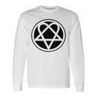 Heartagram Pentagram Langarmshirts