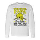 Herren Wikinger Papaateratertag Mann Mythos Legendeiking Langarmshirts