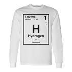 Hydrogen Element Blue Langarmshirts