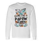 Ich Bin Der Papaw-Hase Lustiger Papaw-Ostertag Langarmshirts