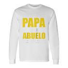 Ich Habe Zwei Titel Papa Und Abuelo Opa Spanien Raglan Langarmshirts