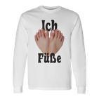 Ich Liebe Füße Lustiges Langarmshirts