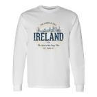 Ireland Retro Style Vintage Ireland Langarmshirts