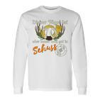 Jäger 70 Gut In Schuss Birthday Hunter Green S Langarmshirts