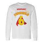 Kinder Achtung Dieser Superheld Ist Jetzt 6 Jahre Old Langarmshirts