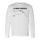 Le Mont Ventoux Serpentines France Cycling Langarmshirts